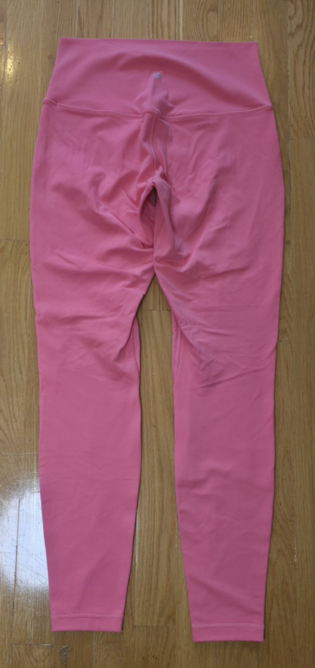 Lululemon Align High Rise Pant 27 Pink Nulu Yoga Leggings Womens 8